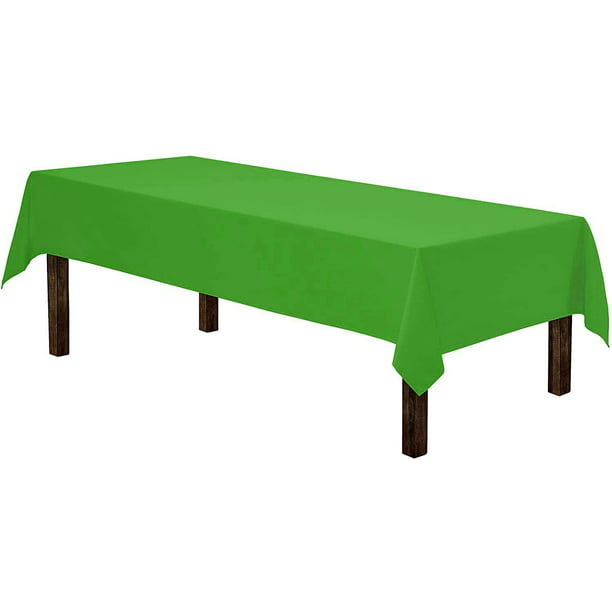 Lime 70" x 108" Rectangular Tablecloth Outdoor Waterproof Garden Dining